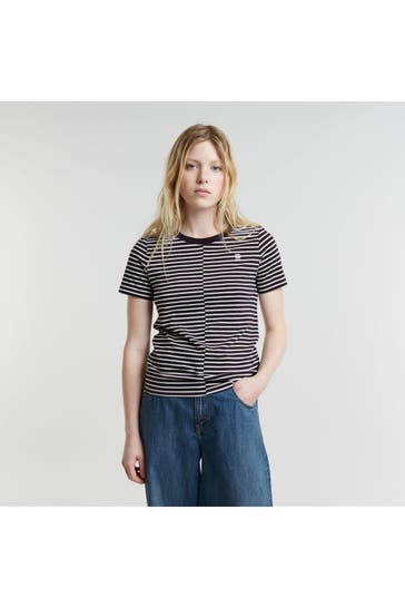 G-STAR T-Shirt gestreift