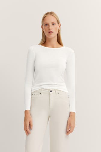 BUGATTI Strickpullover weiß