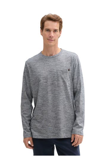 TOM TAILOR - Longsleeve graublau