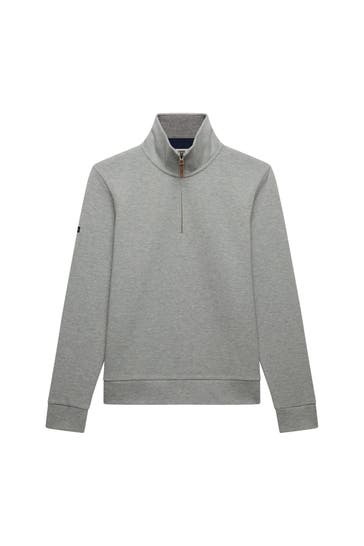 SUPERDRY Sweat-Troyer grau