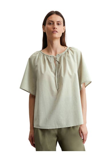 MARC O'POLO Blusenshirt graugrün