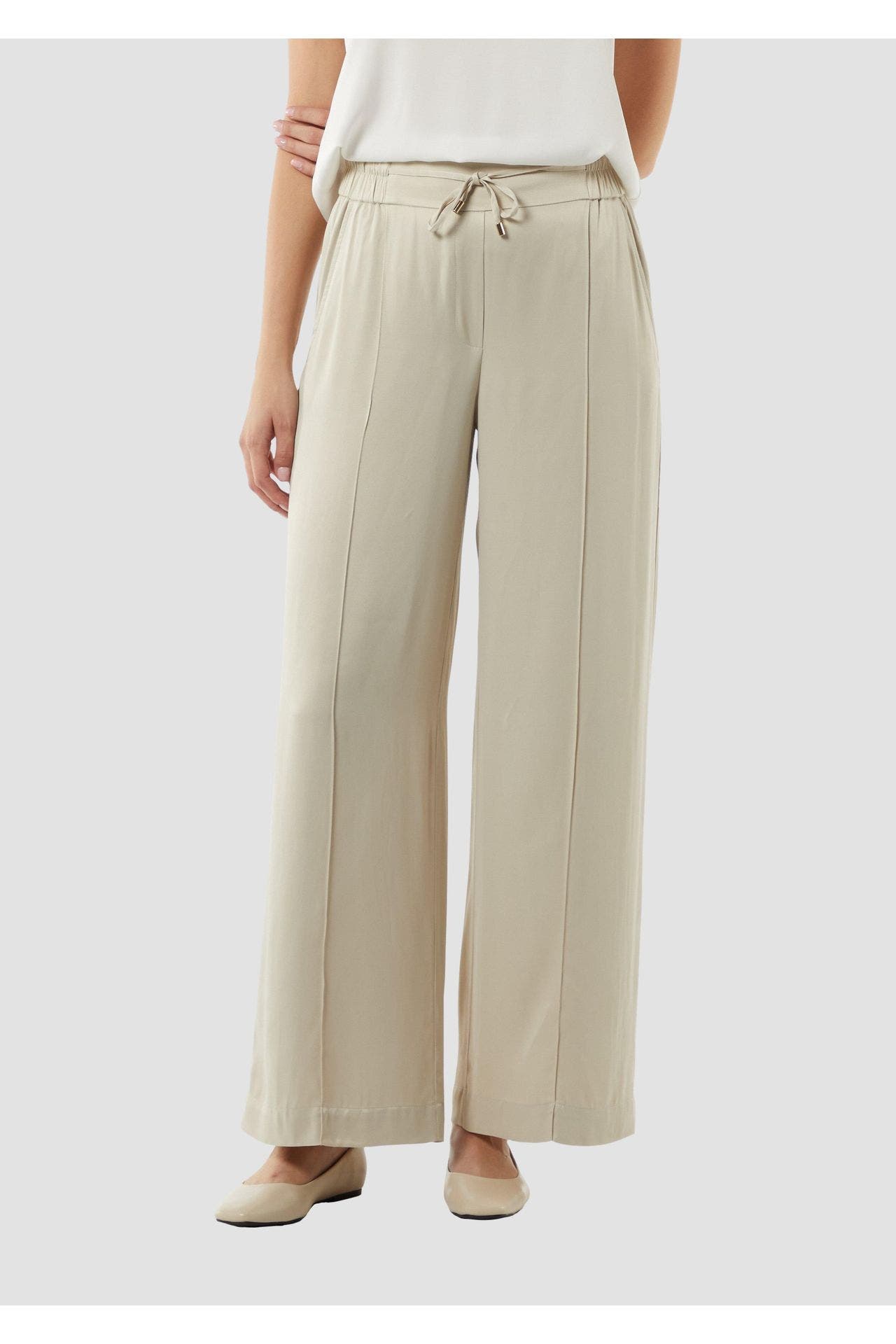 COMMA, Stoffhose beige, Bild 1