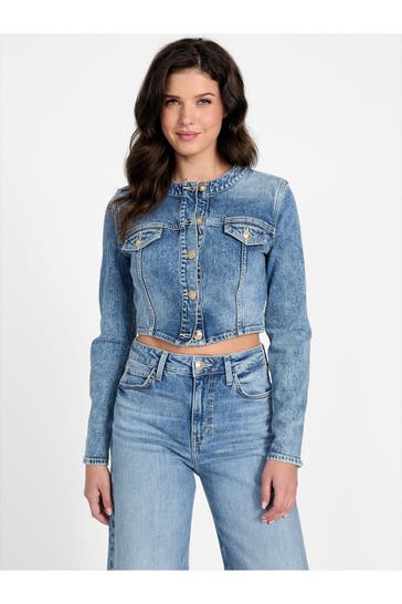 GUESS Jeansjacke blau