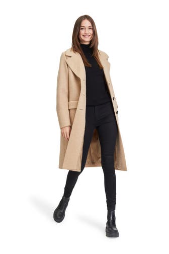 GIL BRET Wollmixmantel beige