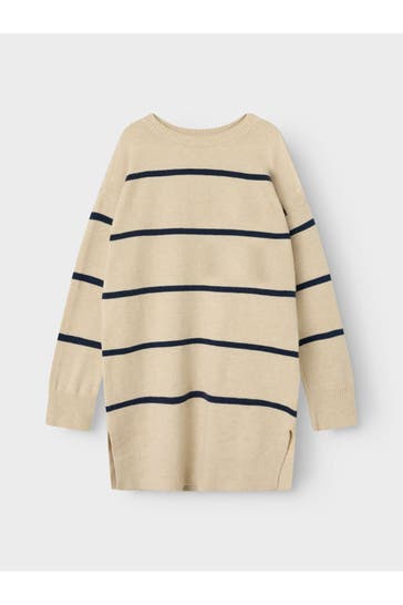 NAME IT Strickkleid zweifarbig