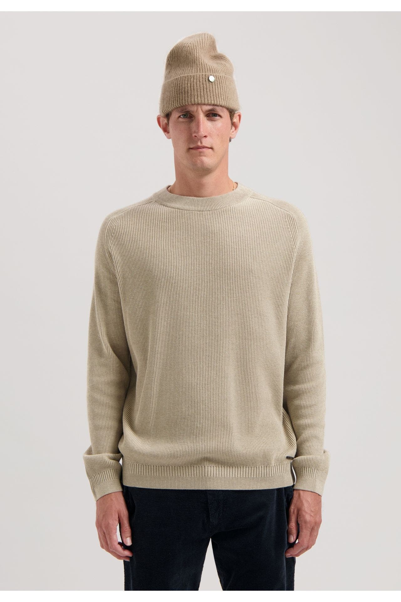 DSTREZZED Strickpullover beige, Bild 1