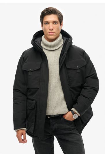 SUPERDRY Parka 'Everest' schwarz