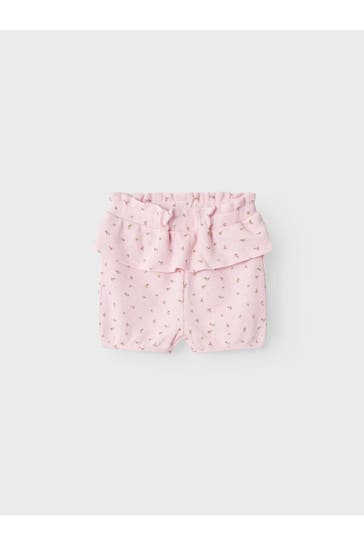 NAME IT Shorts rosa gemustert