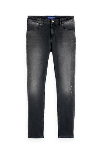 SCOTCH & SODA Jeans dunkelgrau skinny