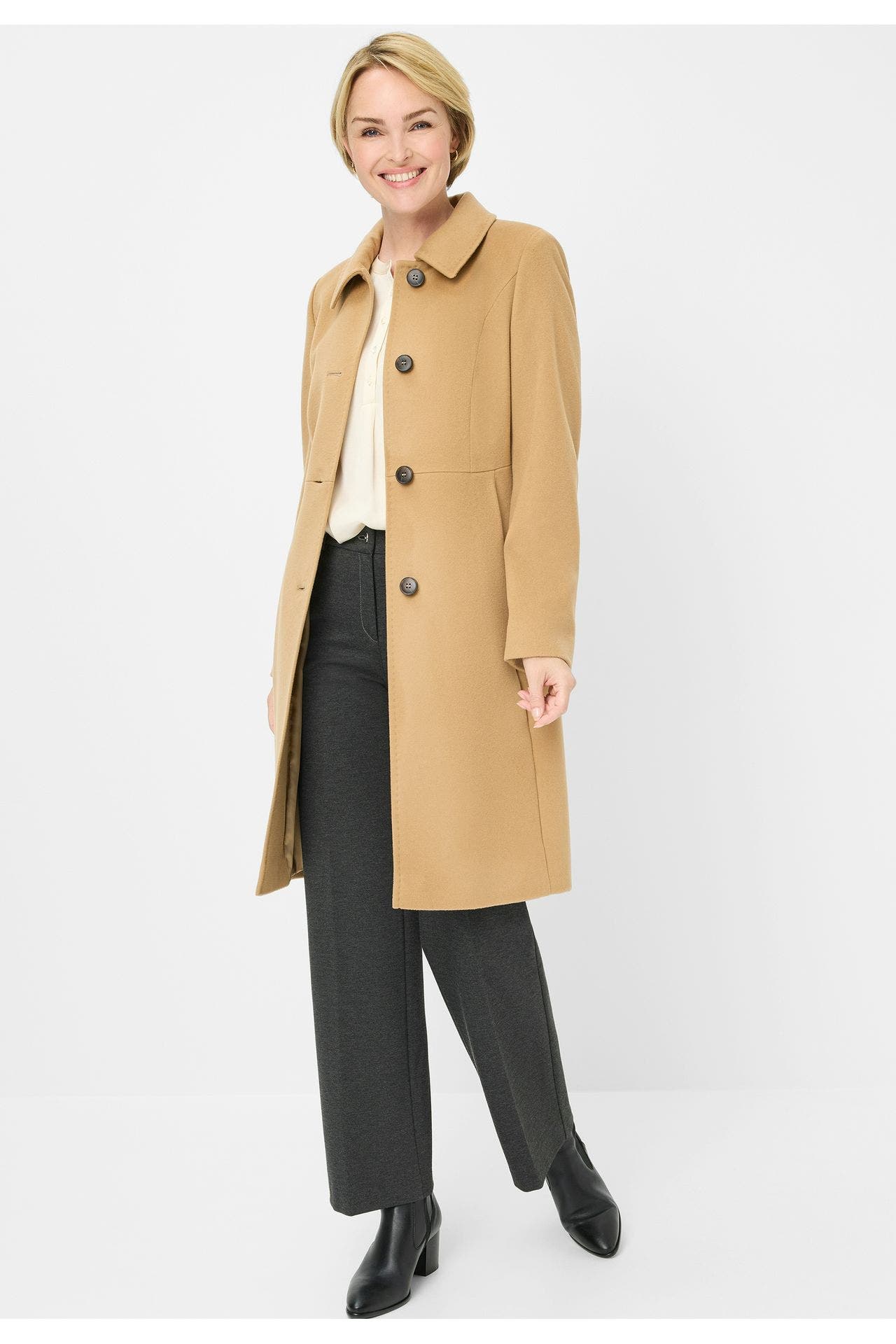 FUCHS SCHMITT Wollmantel camel, Bild 1