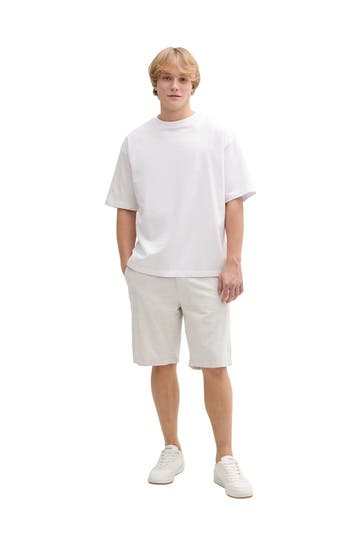 TOM TAILOR Chino-Shorts greige