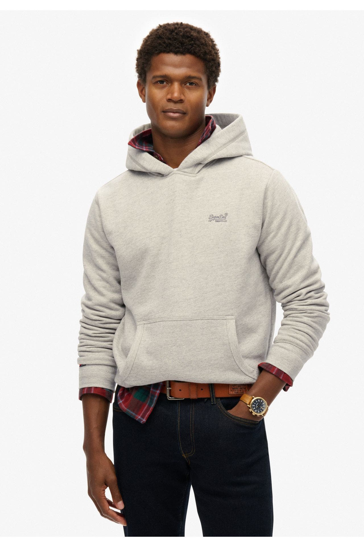SUPERDRY Hoodie 'Essential Logo' grau, Bild 1