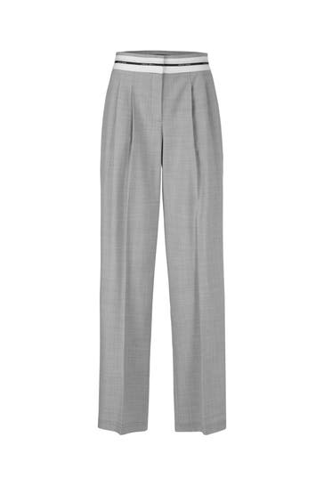 MARC CAIN Wollmixhose grau