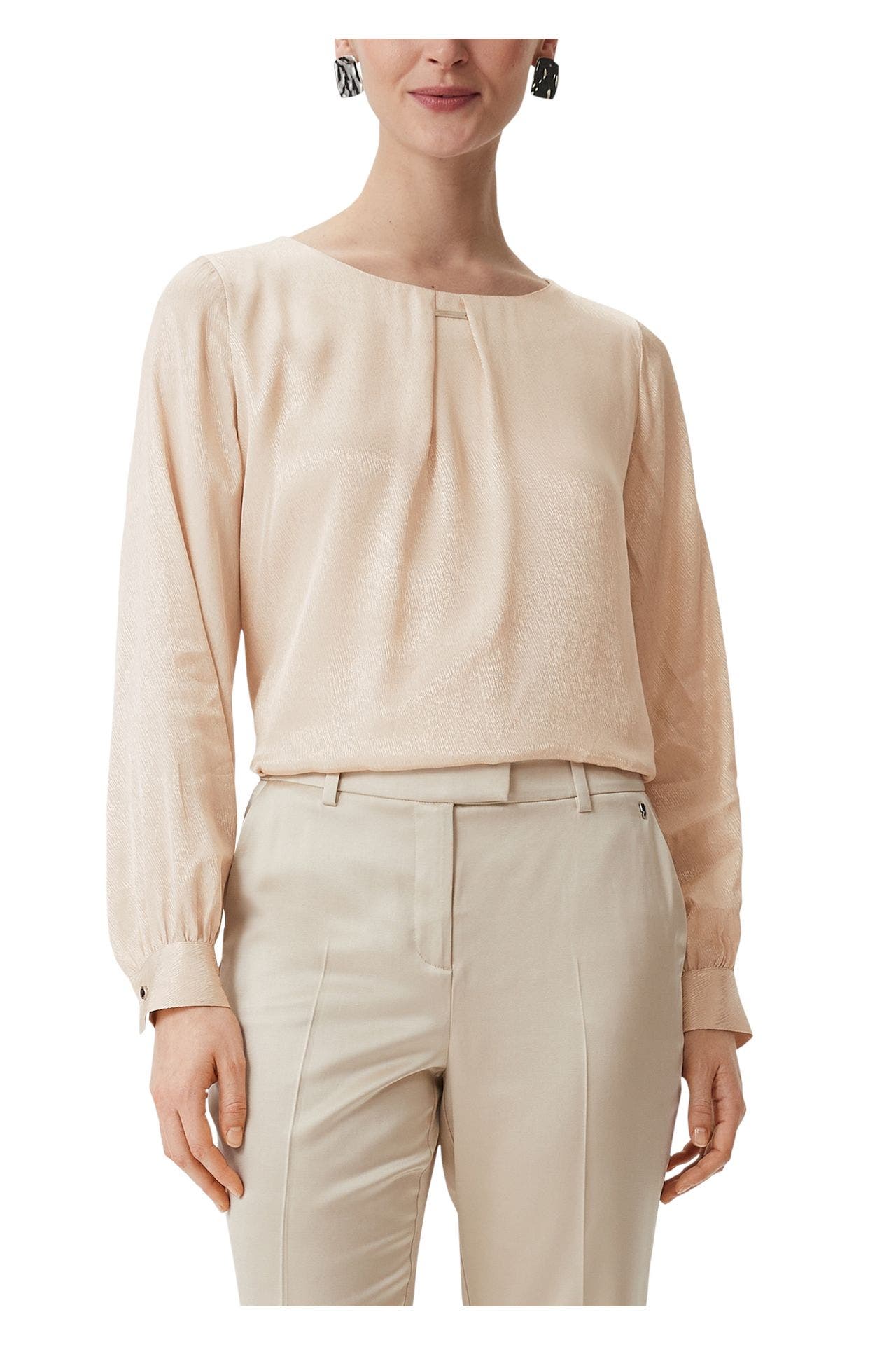 COMMA, Blusenshirt beige, Bild 1
