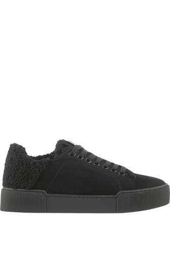 HÖGL Leder-Sneaker 'Fluffy' schwarz