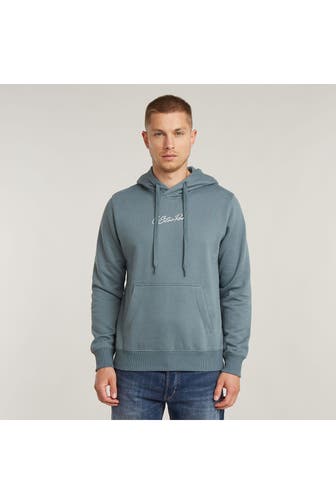 G-STAR Hoodie graublau
