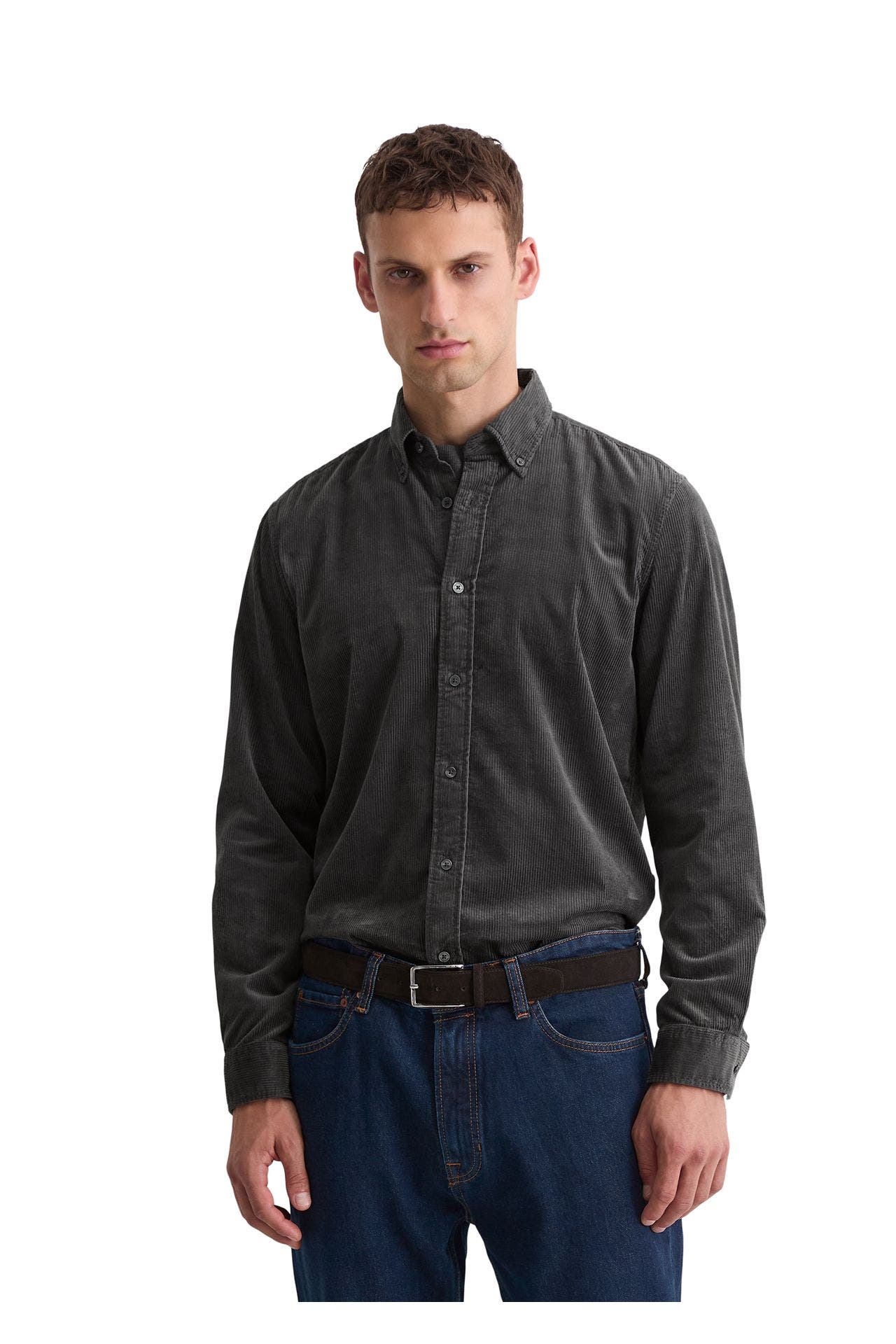 MARC O'POLO Cordhemd navy Regular Fit, Bild 1