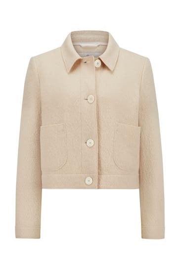 MILESTONE Wolljacke beige