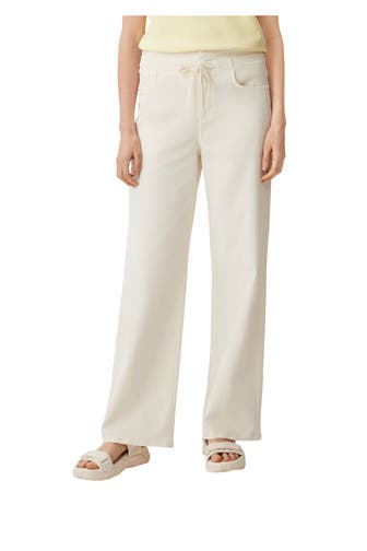 COMMA, Jeans creme straight