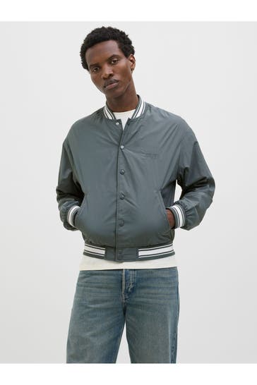 JACK & JONES Blouson graublau