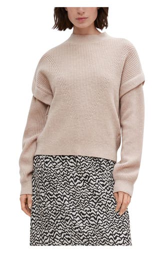 COMMA, Wollpullover greige