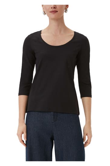 COMMA, Longsleeve schwarz