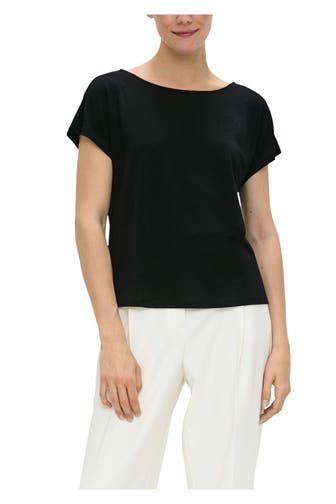 S.OLIVER BLACK LABEL T-Shirt schwarz