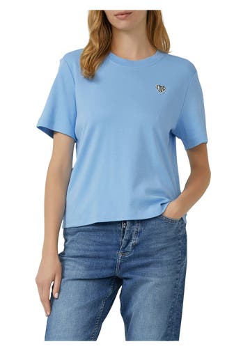 S.OLIVER T-Shirt taubenblau