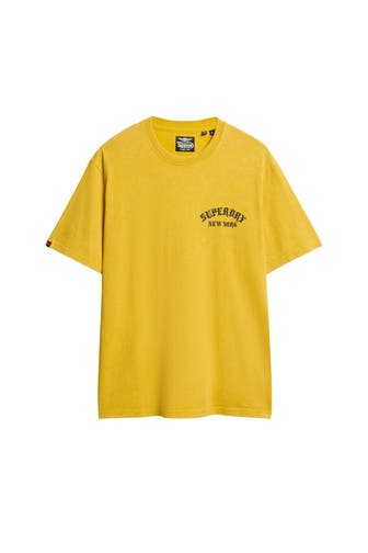 SUPERDRY T-Shirt 'Neo Trad Tattoo' gelb