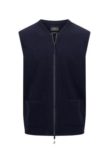 FYNCH-HATTON Wollweste navy
