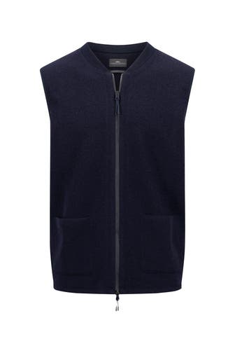 FYNCH-HATTON Wollweste navy