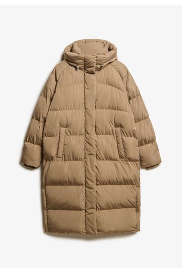 SUPERDRY - Steppmantel hellbraun