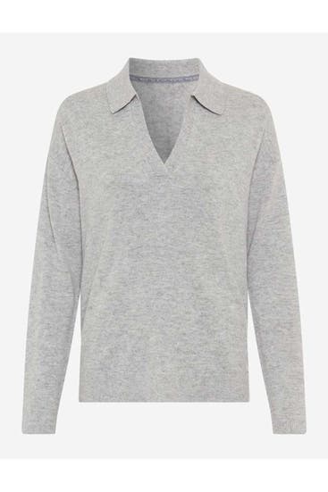BRAX - Wollmix-Pullover 'Lilian' hellgrau
