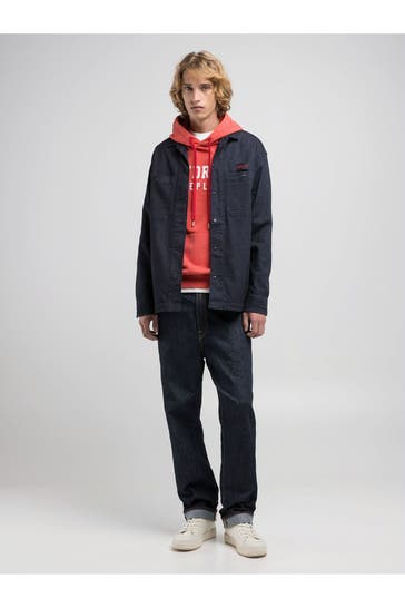 REPLAY Jeansjacke nachtblau