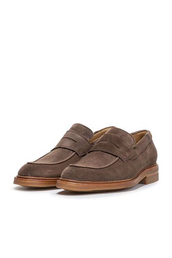 FLORIS VAN BOMMEL Slipper 'Napper' braun Wide Fit