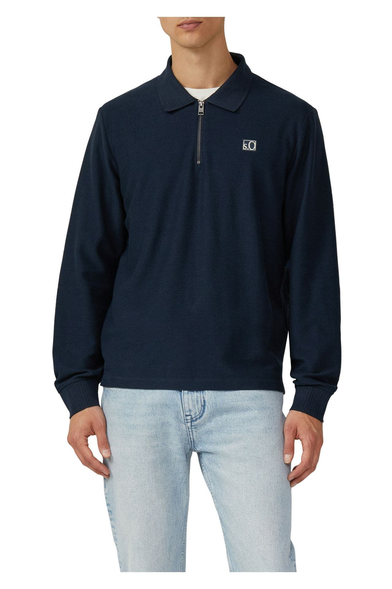 S.OLIVER Strick-Polo navy, Bild 1