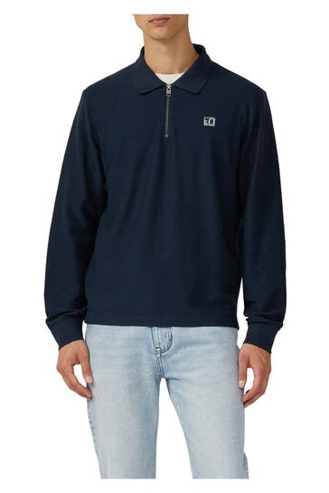 S.OLIVER Strick-Polo navy