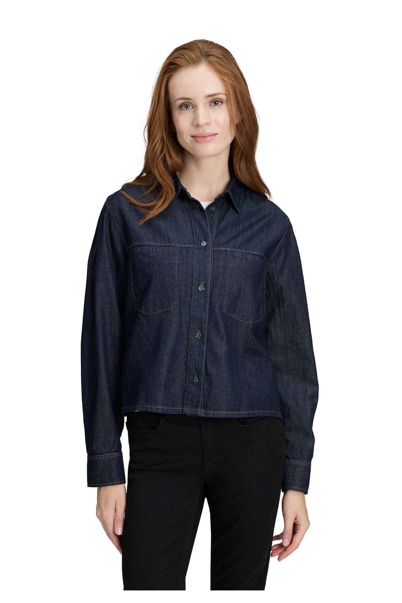 BETTY & CO Jeansbluse dunkelblau, Bild 1