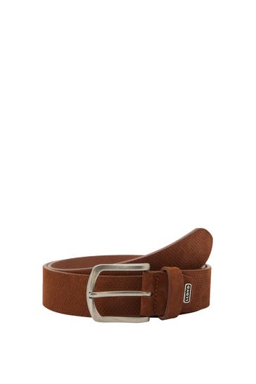 LLOYD BELTS Leder-Gürtel cognac