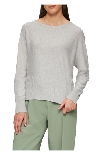 S.OLIVER BLACK LABEL Strickpullover grau