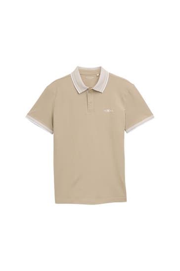 TOM TAILOR Polo-Shirt beige