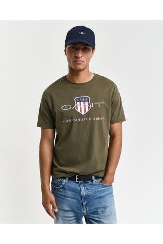 GANT T-Shirt khaki