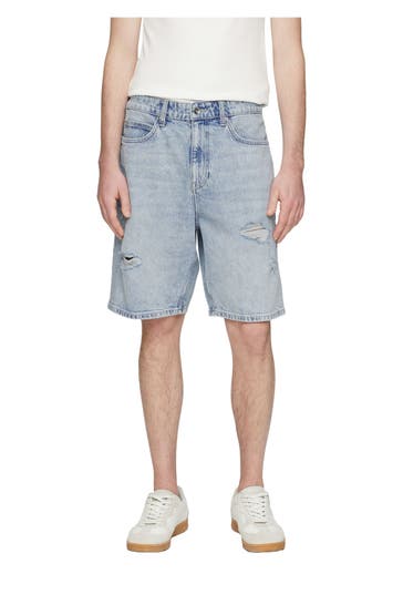 S.OLIVER Jeansshorts hellblau loose fit
