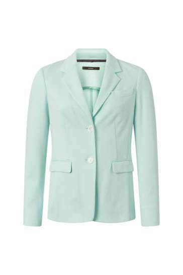 WINDSOR. Blazer Jersey-Blazer in Beige-Ecru gemustert mint-ecru gemustert
