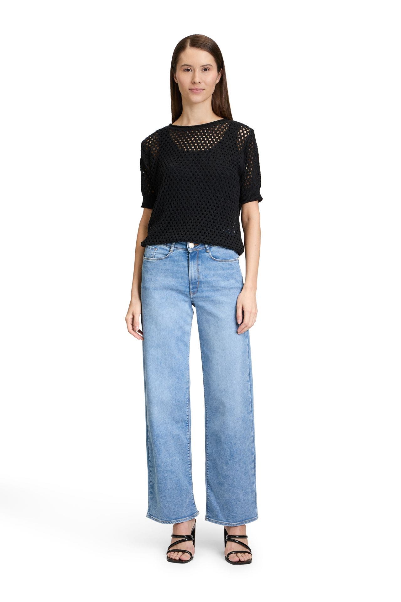 BETTY & CO Jeans hellblau wide, Bild 1