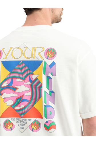 SCOTCH & SODA T-Shirt offwhite oversize