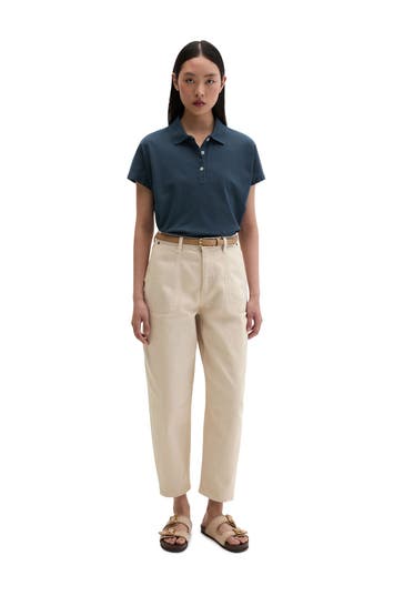 MARC O'POLO Polo-Shirt azurblau