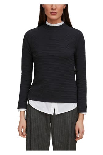 COMMA, Longsleeve schwarz