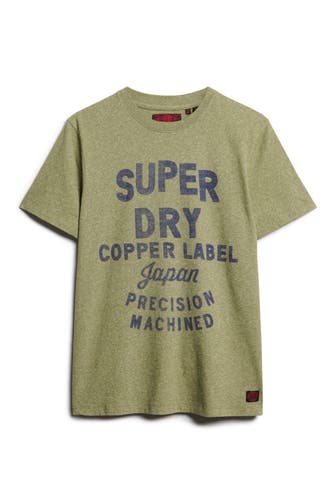 SUPERDRY T-Shirt graugrün