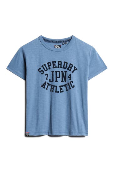 SUPERDRY T-Shirt rauchblau
